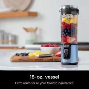 Ninja Blast™ Portable Blender Metallic Blue Macaroon