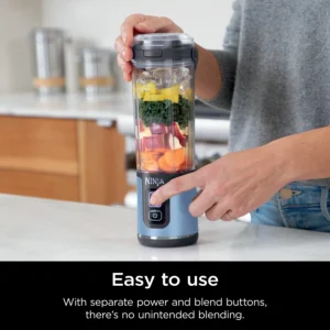 Ninja Blast™ Portable Blender Metallic Blue Macaroon