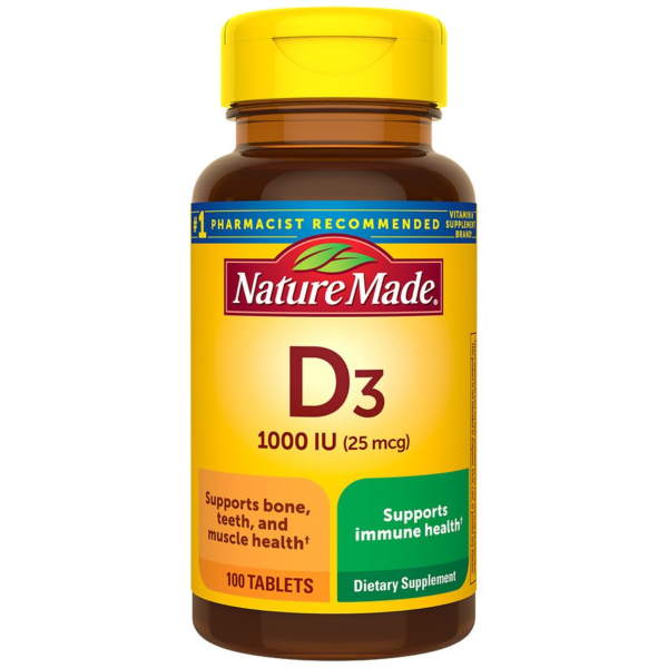 Nature Made Vitamin D3 1000 IU (25 mcg)