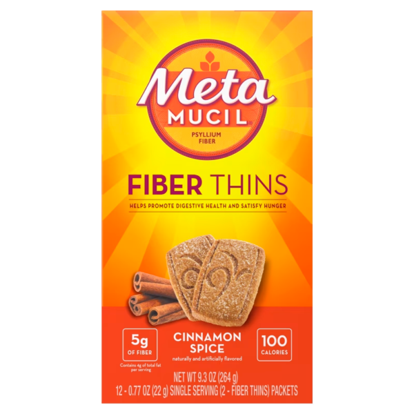 Metamucil Cinnamon Spice Fiber Thins